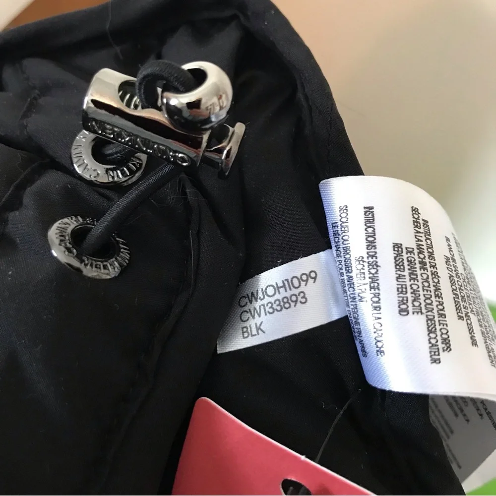 NWT Calvin Klein Black Puffer Jacket Sorona Aura Infinite Stretch 0 Degree Small - Picture 16 of 16